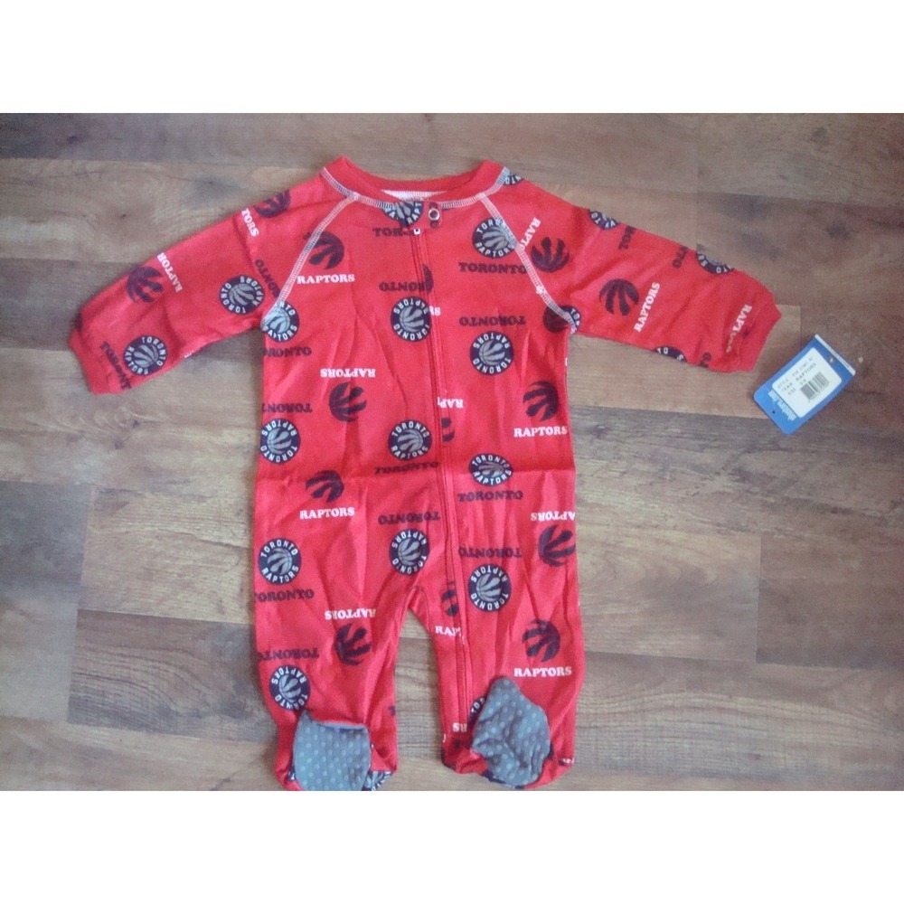 TORONTO RAPTORS 3-6M     Infant/Toddler ‎ Coverall Zip Up Sleeper ROMPER 1Z